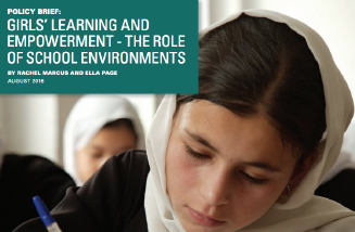 Girls' Learning and Empowerment – The Role of School Environments.